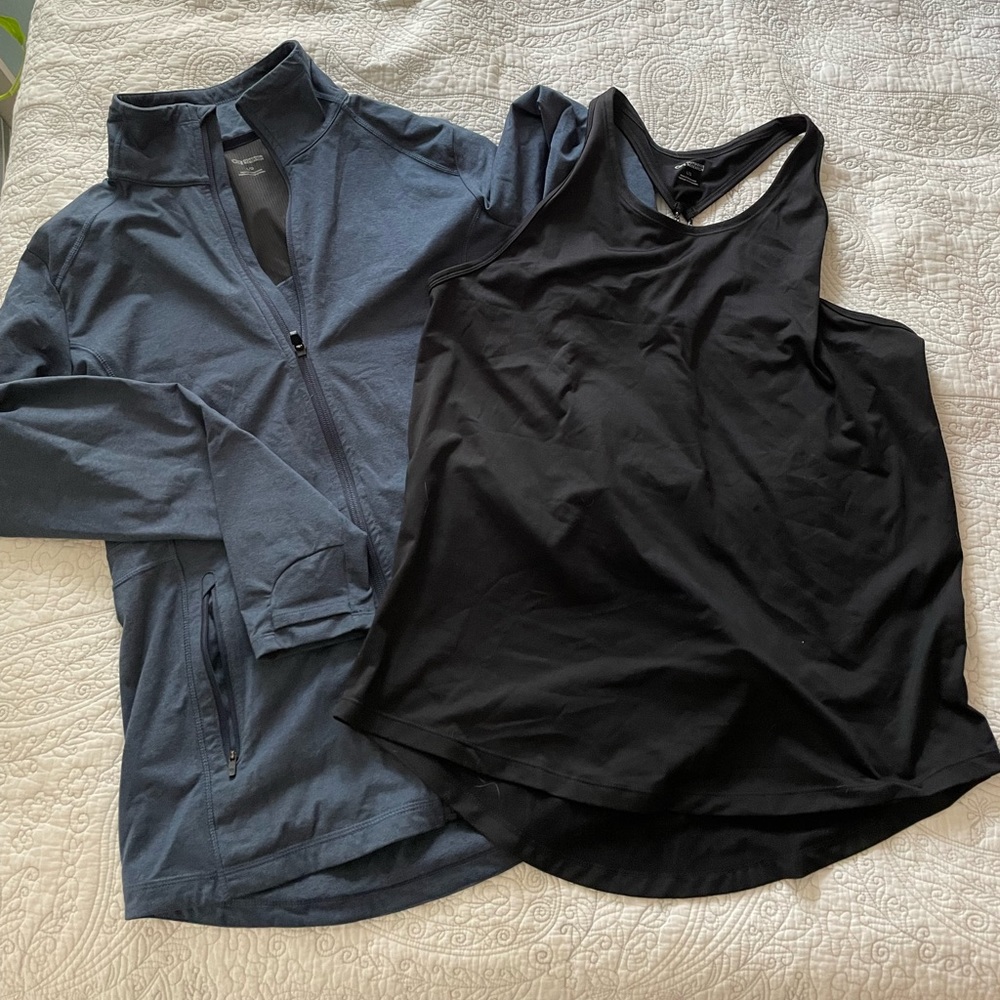 Outdoor Research tank and light jacket bundle L